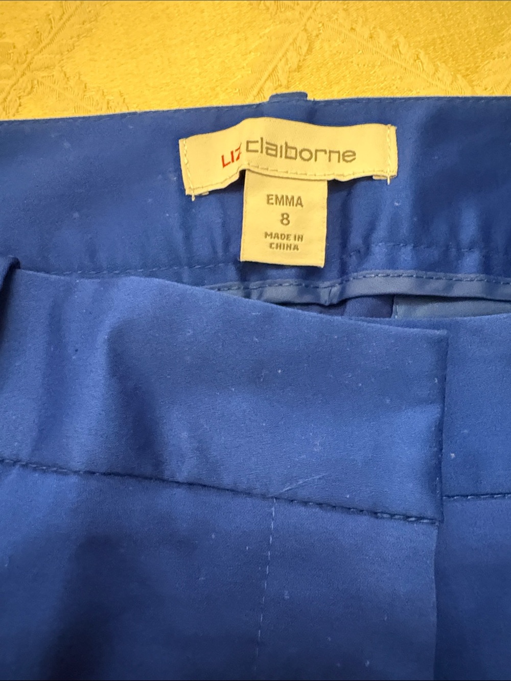 Liz Claiborne Women's Emma Pants in Royal Blue